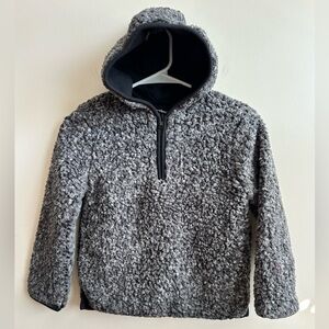 Art Class Girls Faux Shearling 1/4 Zip Pullover Jacket S